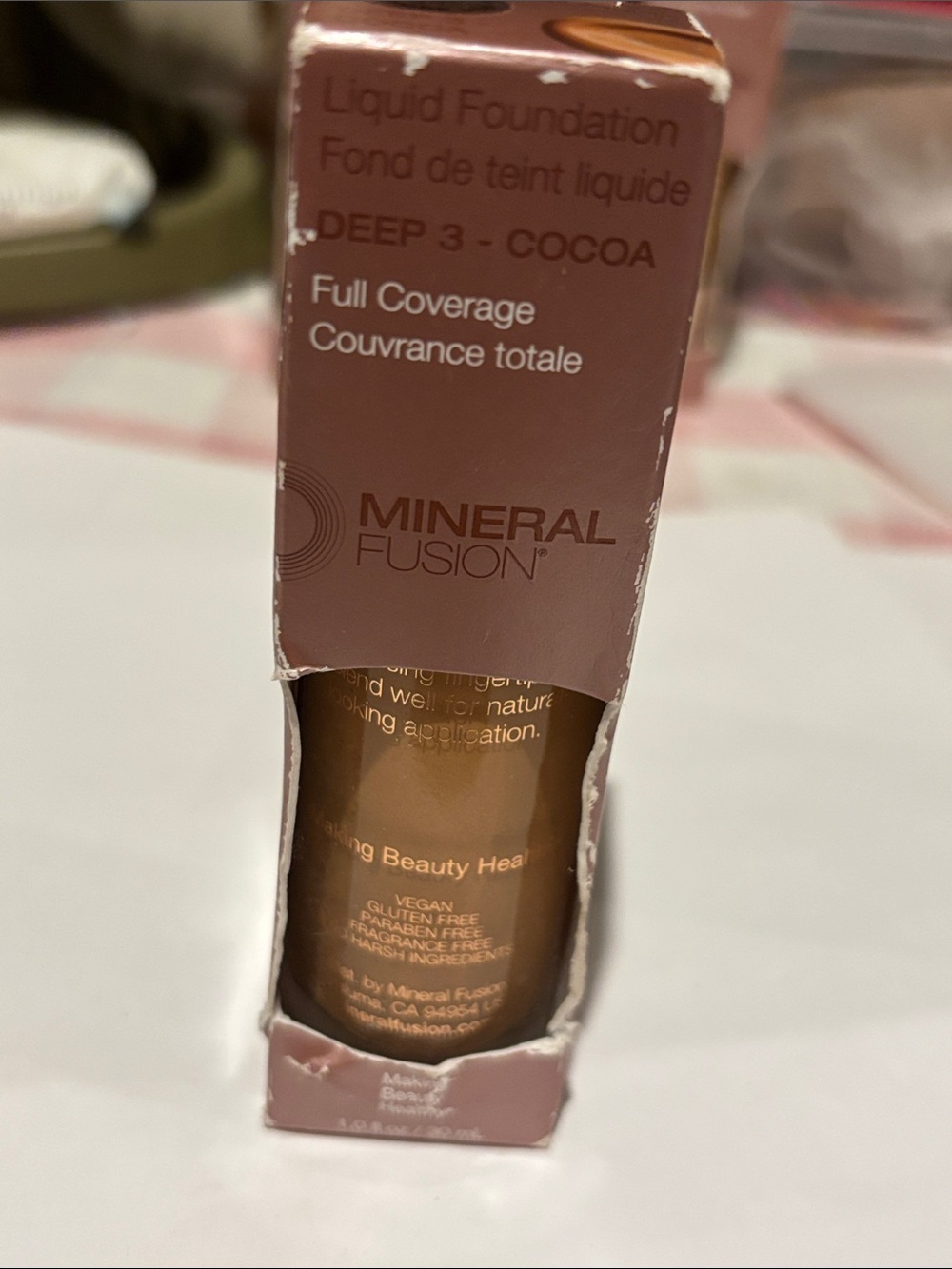 Mineral Fusion liquid fundation Deep 3- Cocoa 30 ml